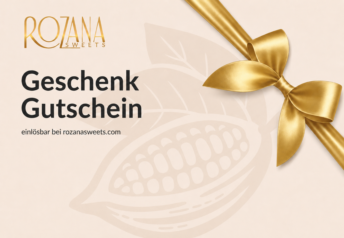 Rozana Sweets Gutschein