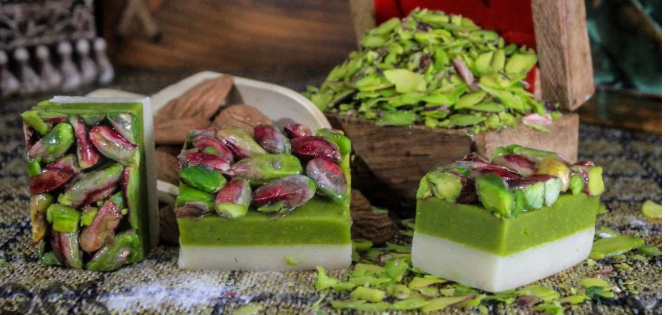 Mazipan mit exra Pistazien