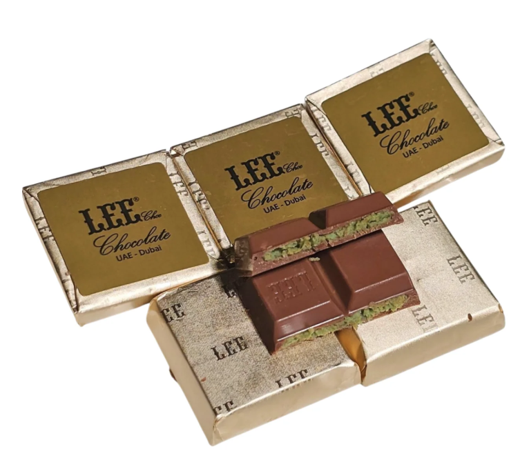 LEE Chocolate mit Pistaziencreme und Kunafa
