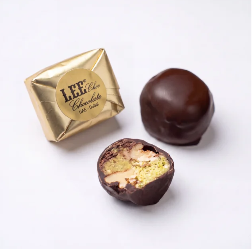 Lee Chocolate mit Pistaziencreme und Walnuss