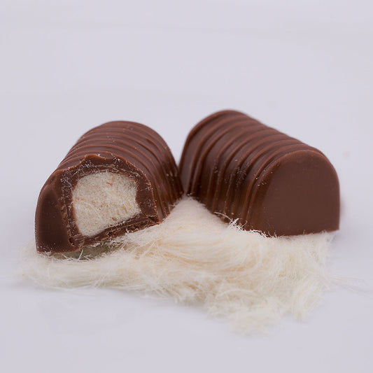 Milchschokolade mit Zuckerwatte