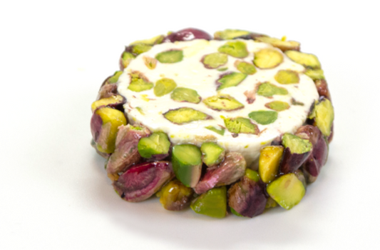 Nougat mit extra Pistazien