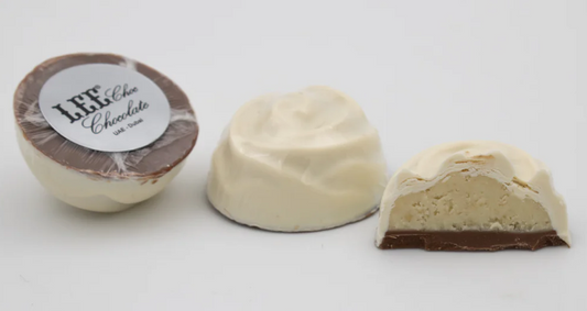 Milchschokolade mit Beerencreme