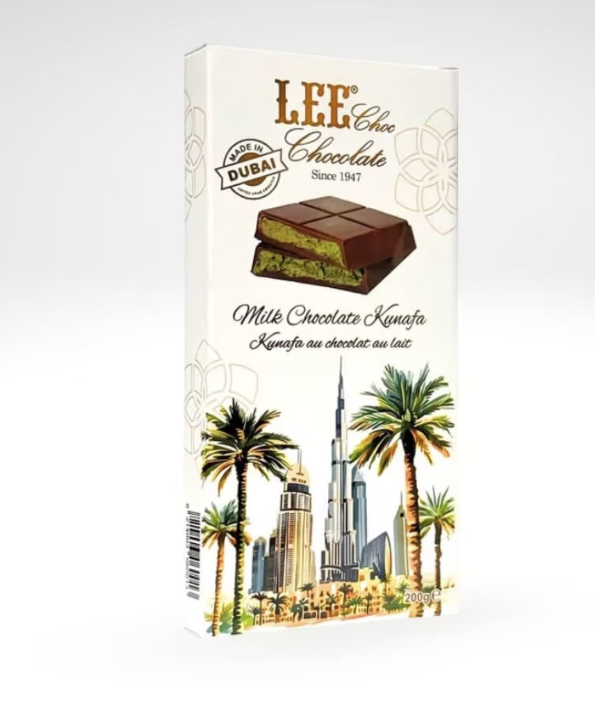 LEE Dubai Kunafa Chocolate Bar 200g